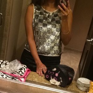 Beautiful sequin crop top!